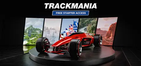 Trackmania key art