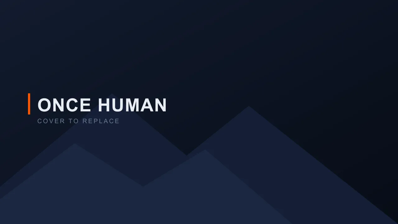 Once Human cover artwork
