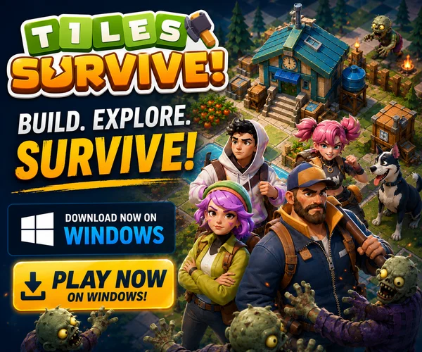 Tiles Survive! — Build, explore, survive. Download now on Windows.